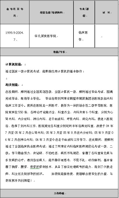 實用又個性的求職簡歷模板（全職）